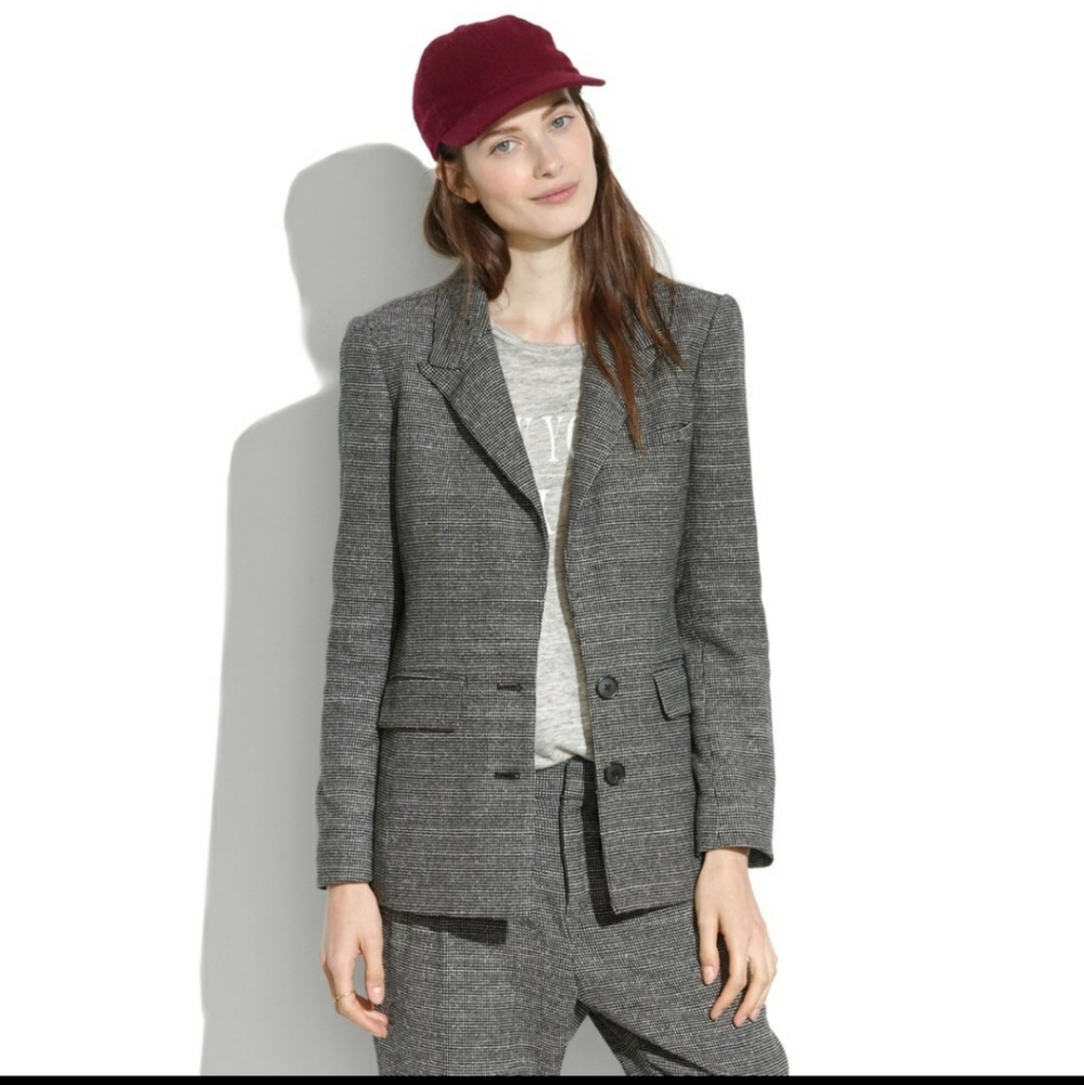 Madewell Running Stitch Blazer Jacket
